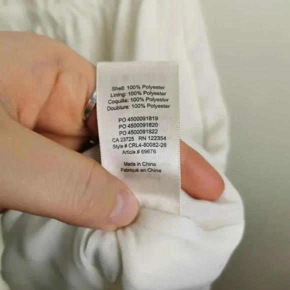 Wilfred |Hosta  White Off Shoulder Dress sz. x-small - Picture 6 of 9